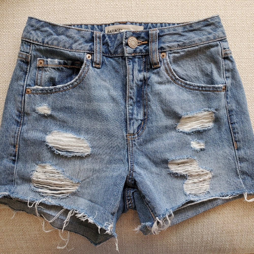 Denim shorts